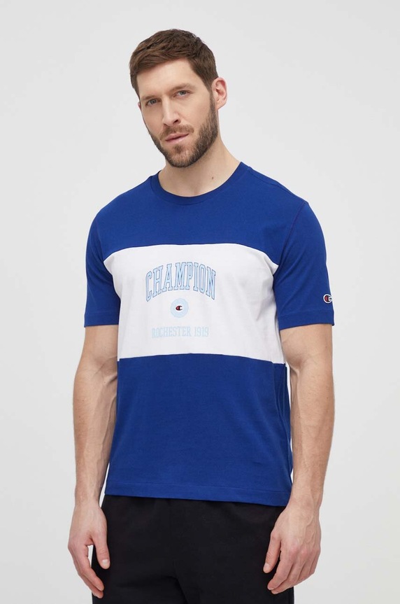Champion pamut póló kék 219853