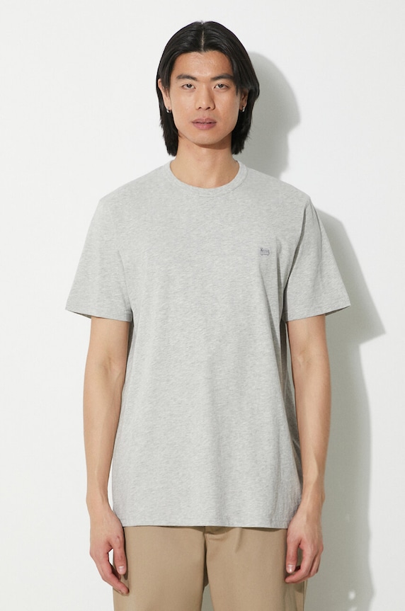 Pamučna majica Woolrich Sheep Tee regular siva CFWOTE0093MRUT2926