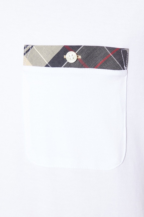 Bavlněné tričko Barbour Durness Pocket Tee MTS0682