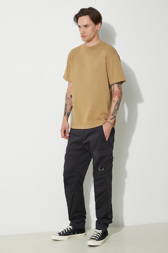 Хлопковая футболка 424 Alias T-Shirt FF4SMH01AP.JE341.706 бежевый SS24
