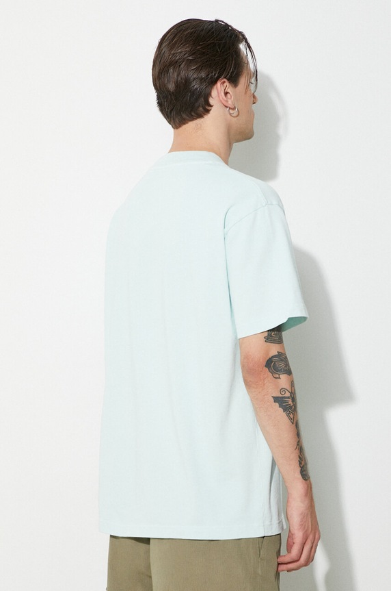 Abbigliamento 424 t-shirt in cotone Alias T-Shirt FF4SMH01AP.JE341.619 turchese