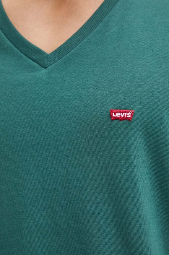 Levi's t-shirt bawełniany 85641 zielony