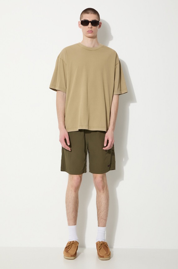 Vans t-shirt bawełniany Premium Standards Washed SS Tshirt LX VN000GVUCUQ1 zielony SS24