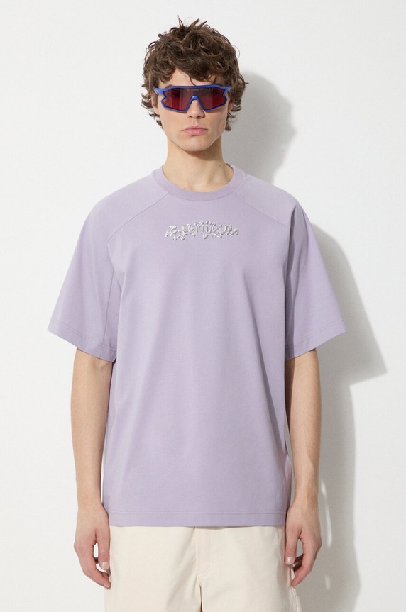 A.A. Spectrum t-shirt Radial round neck violet 81241616