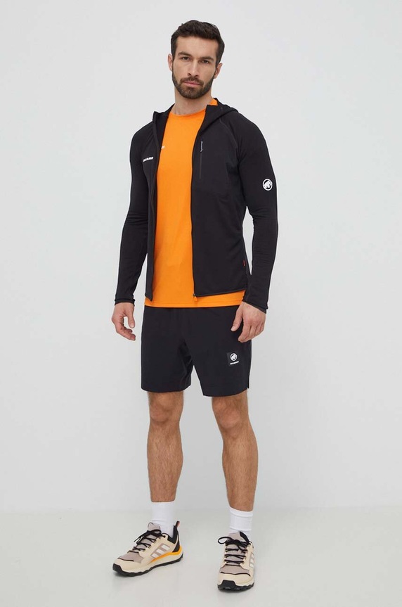 Mammut t-shirt sportowy 1017.05760 pomarańczowy SS24