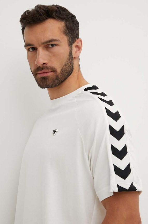 Hummel t-shirt Archive beżowy 225258