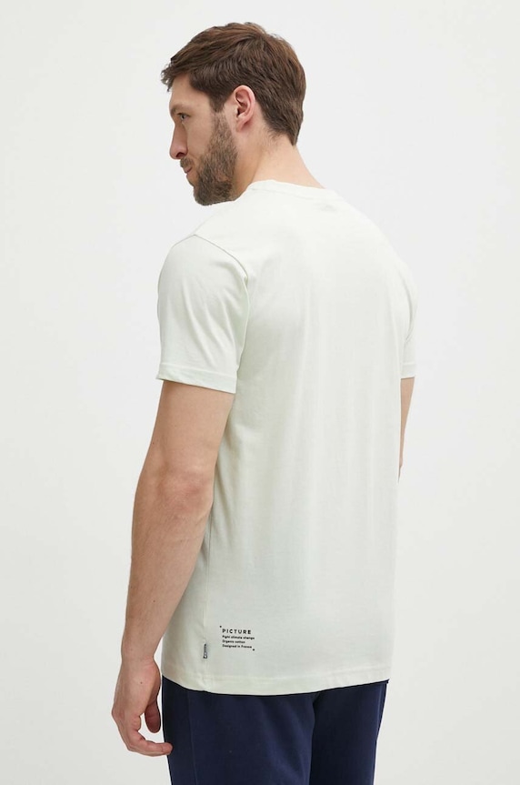 Îmbrăcăminte Picture tricou din bumbac Muyil MTS1096 verde
