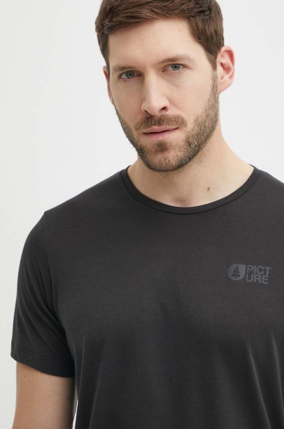 Odzież Picture t-shirt sportowy Timont Urban MTS898 czarny