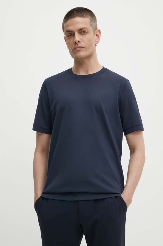 Theory t-shirt regular granatowy M0196528