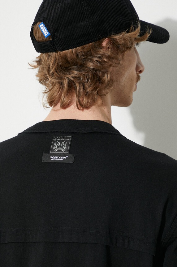 Хлопковая футболка Undercover Pullover UC1D4812 чёрный