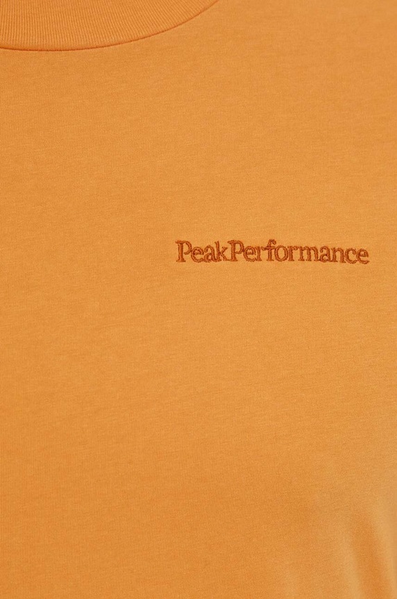 Peak Performance tricou din bumbac G79570 portocaliu