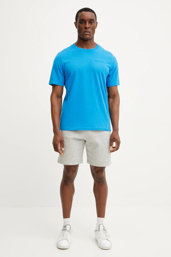 Peak Performance t-shirt bawełniany G79570 niebieski SS25