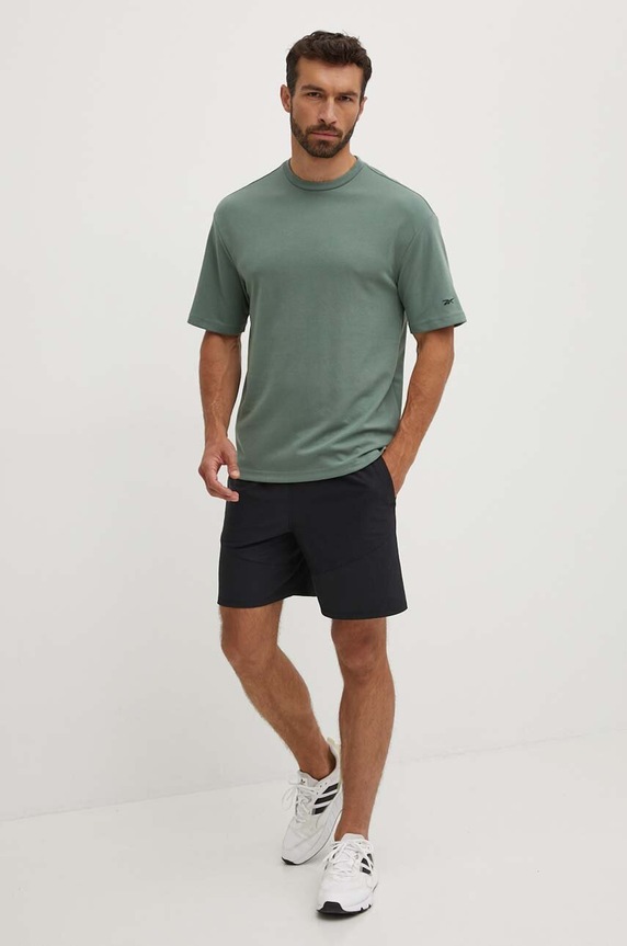 Reebok t-shirt Active Collective 100075747 zielony SS24
