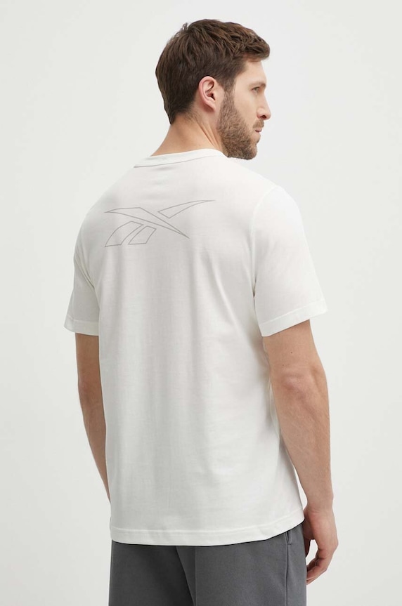 Îmbrăcăminte Reebok tricou din bumbac 100075313 bej