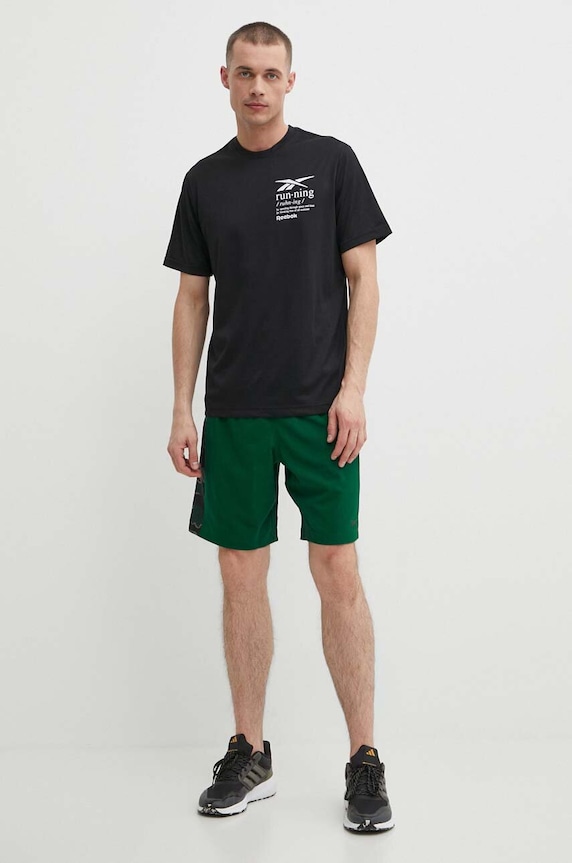 Reebok tricou 100075314 negru SS24