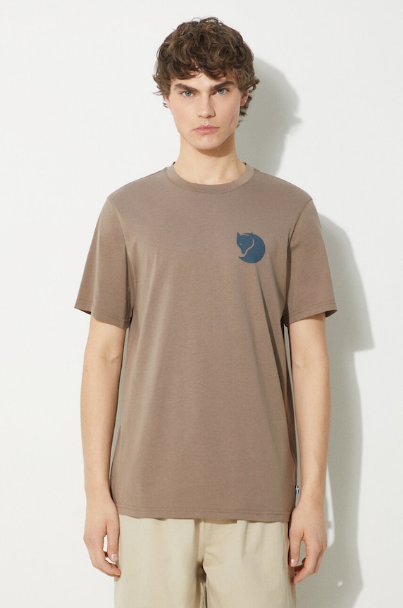 Футболка Fjallraven Walk With Nature T-shirt M F12600216.244 коричневый SS26