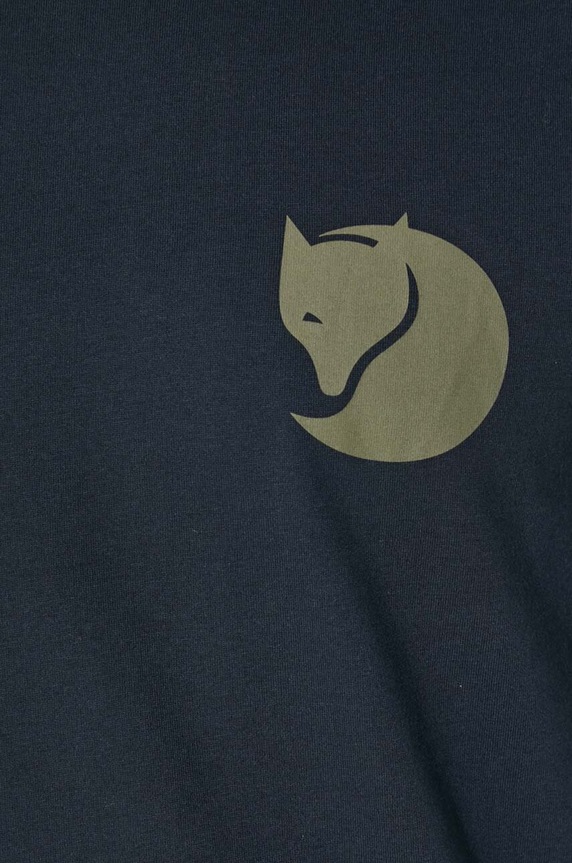 Majica kratkih rukava Fjallraven Walk With Nature T-shirt M F12600216.555 mornarsko plava