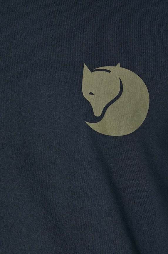 Majica kratkih rukava Fjallraven Walk With Nature T-shirt M F12600216.555 mornarsko plava