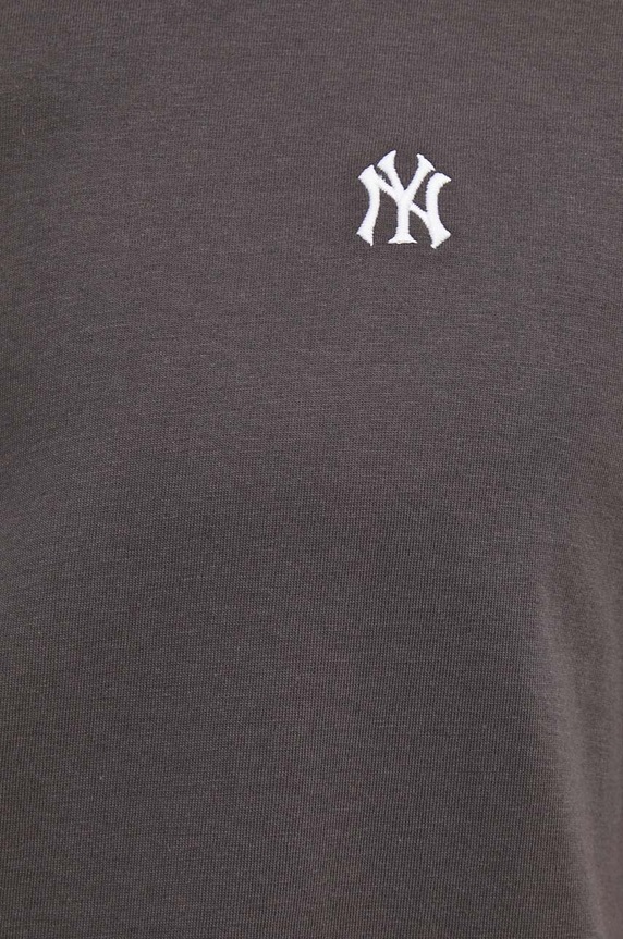 47 brand t-shirt bawełniany MLB New York Yankees BB017TEMBRT564976CC szary