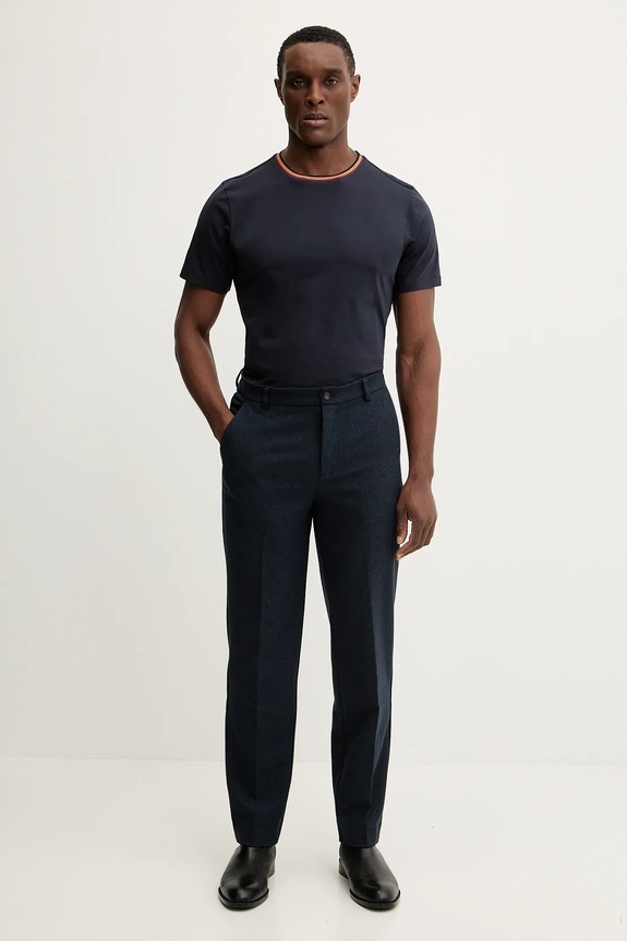 Βαμβακερό μπλουζάκι Paul Smith M1R.697PS.H00084 σκούρο μπλε SS25