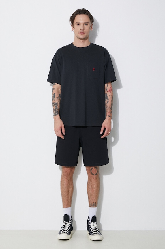 Gramicci tricou din bumbac One Point G304.OGJ negru SS25