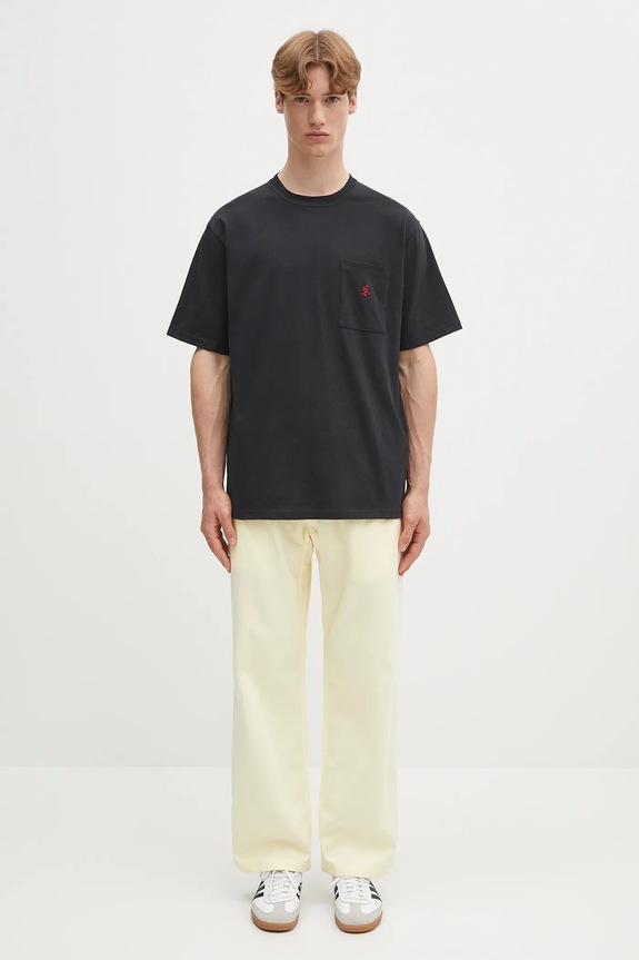 Gramicci cotton t-shirt One Point G304.OGJ black