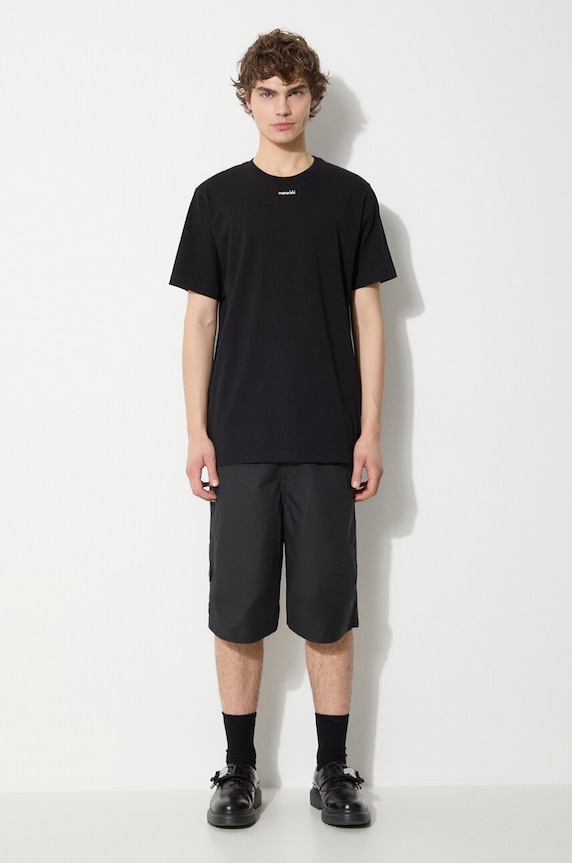 Βαμβακερό μπλουζάκι Maharishi Micro Maharishi 1307.BLACK μαύρο SS24