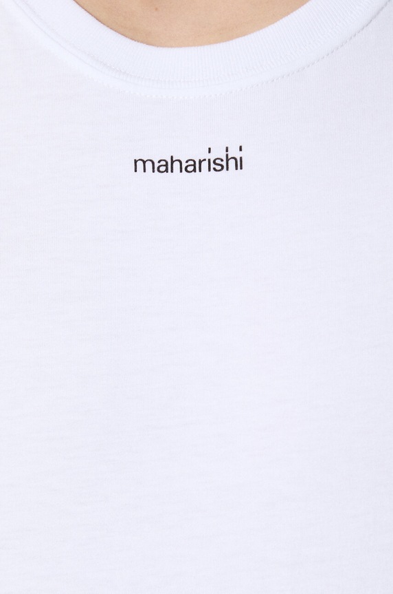 Хлопковая футболка Maharishi Micro Maharishi 1307.WHITE