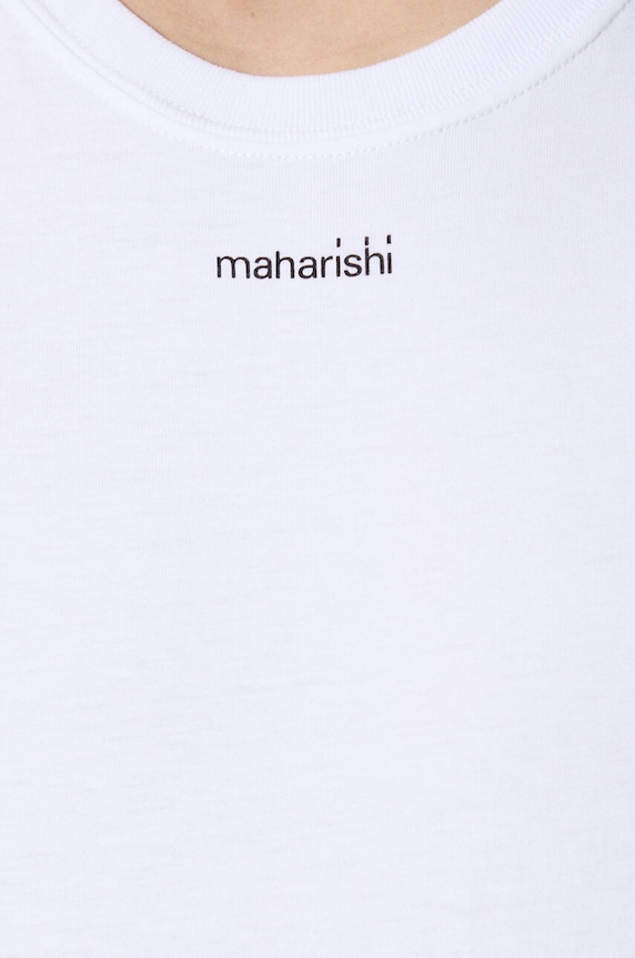 Хлопковая футболка Maharishi Micro Maharishi 1307.WHITE