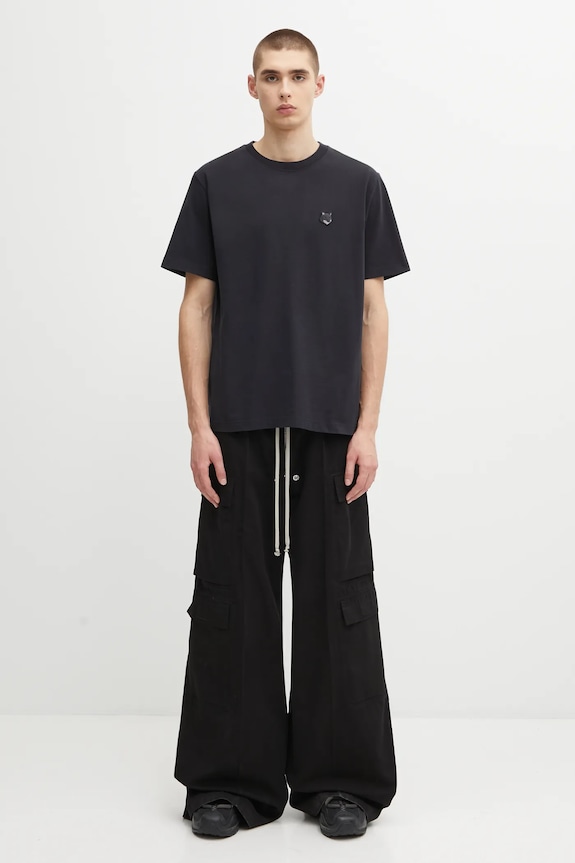 Bavlnené tričko Maison Kitsuné Bold Fox Head Patch Comfort Tee Shirt MM00127KJ0118 čierna