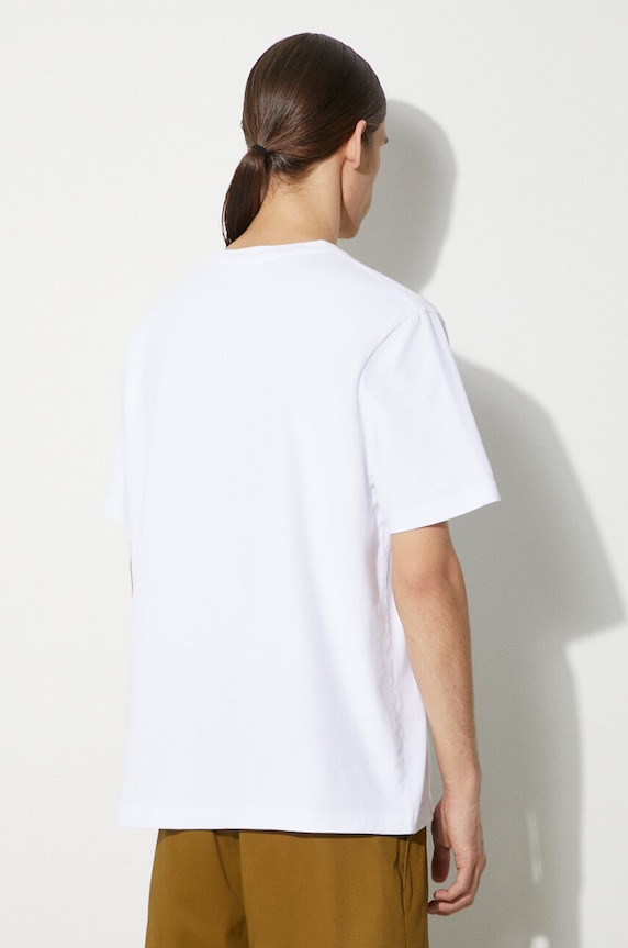 Oblečení Bavlněné tričko Maison Kitsuné Bold Fox Head Patch Comfort Tee Shirt MM00108KJ0118 bílá