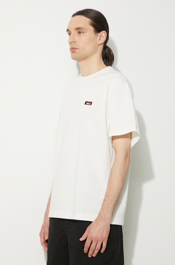 Nanga tricou Eco Hybrid Box Logo Embroidery Tee alb NW2411.1G804.A