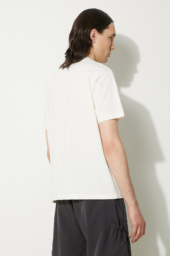 Одежда Футболка Nanga Eco Hybrid Mt Logo Tee NW2211.1G208 белый
