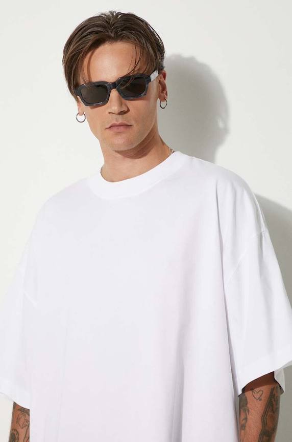 Бавовняна футболка Carhartt WIP Link Script T-Shirt I031373.00AXX білий