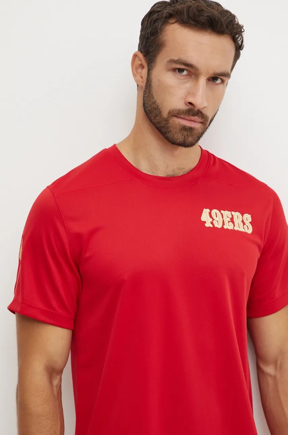 Nike t-shirt treningowy San Francisco 49ers 02ES.084K.73.K0Z czerwony