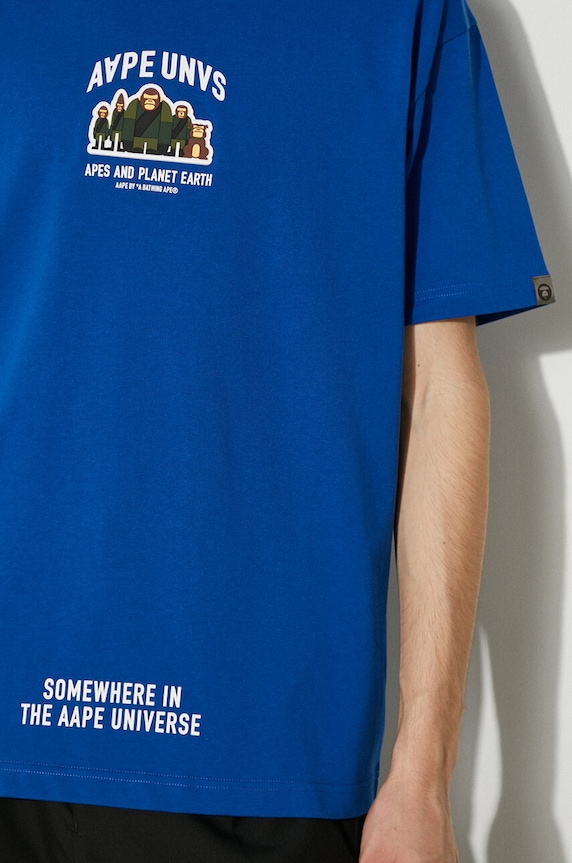 AAPE cotton t-shirt Basic Tee AAPTEM1493XXM