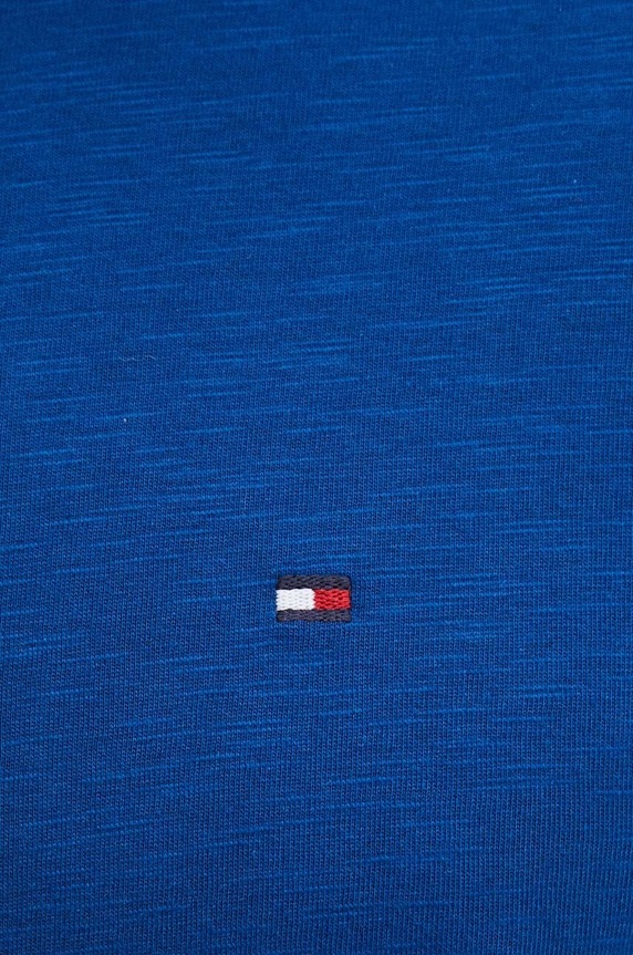 Βαμβακερό μπλουζάκι Tommy Hilfiger σκούρο μπλε MW0MW34375
