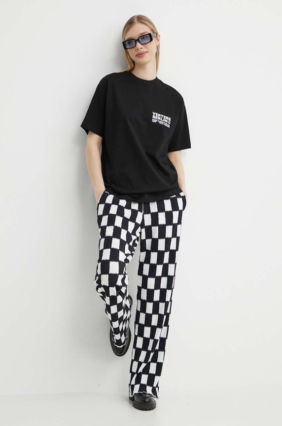 Odzież Vertere Berlin t-shirt bawełniany SUBRENT VER.T236 czarny