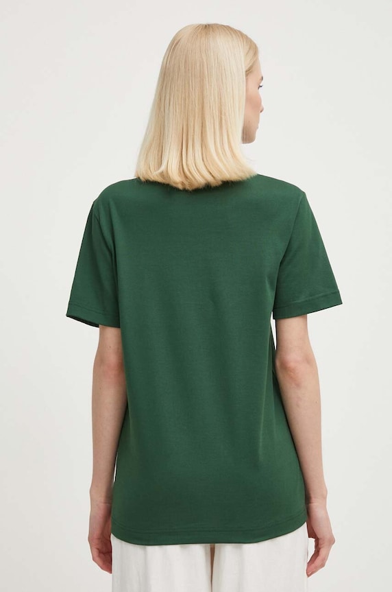 Abbigliamento Lacoste t-shirt in cotone TH0134 verde
