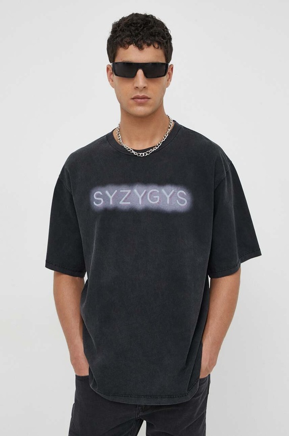 Won Hundred tricou din bumbac negru 2937.12071