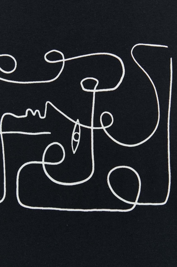 Bombažna kratka majica Kaotiko AO077.01.G002