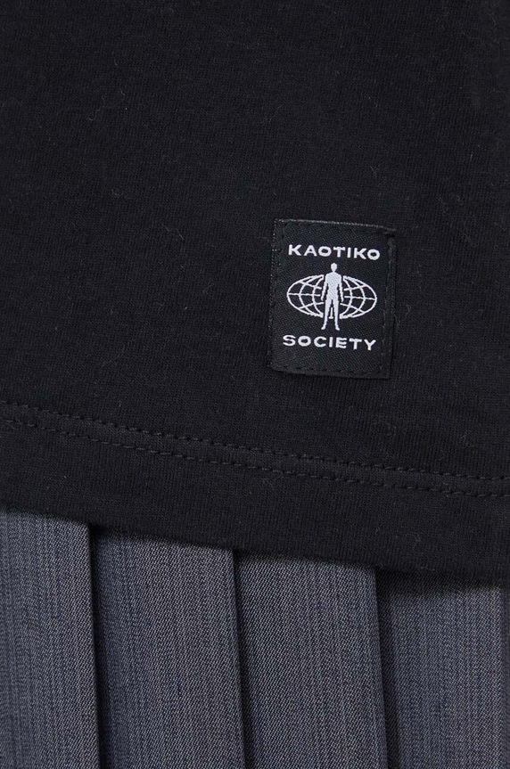 Bombažna kratka majica Kaotiko AO077.01.G002