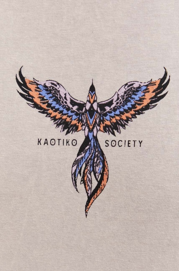 Bombažna kratka majica Kaotiko AL015.02.G002