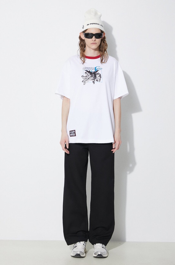 Levi's t-shirt bawełniany Levi's® x Gundam SEED A7412.0000 biały SS24