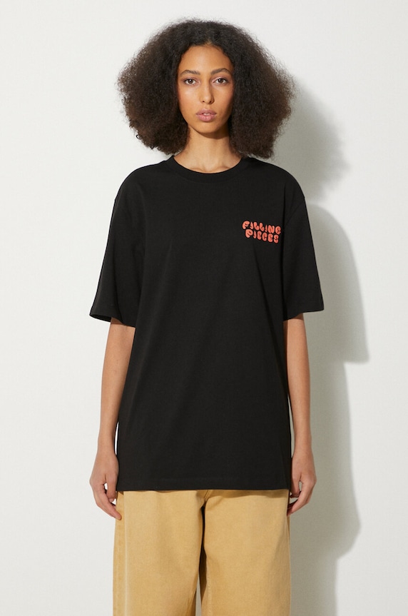 Filling Pieces t-shirt in cotone Sunset nero 74417021861