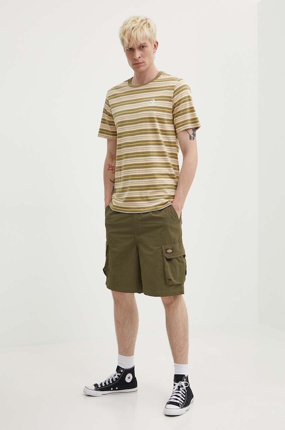Converse tricou din bumbac verde 10027159.A02