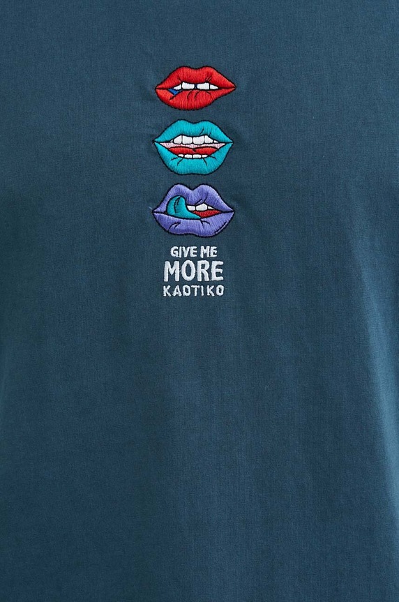 Βαμβακερό μπλουζάκι Kaotiko AL106.02.G002