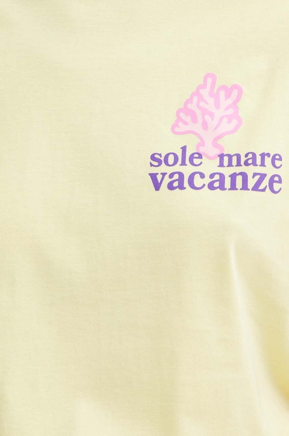 Хлопковая футболка Drivemebikini Sole Mare Vacanze 2024.DRV.010.LY