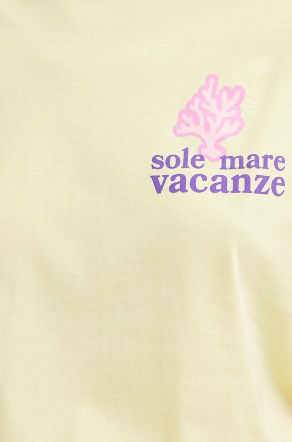 Хлопковая футболка Drivemebikini Sole Mare Vacanze 2024.DRV.010.LY