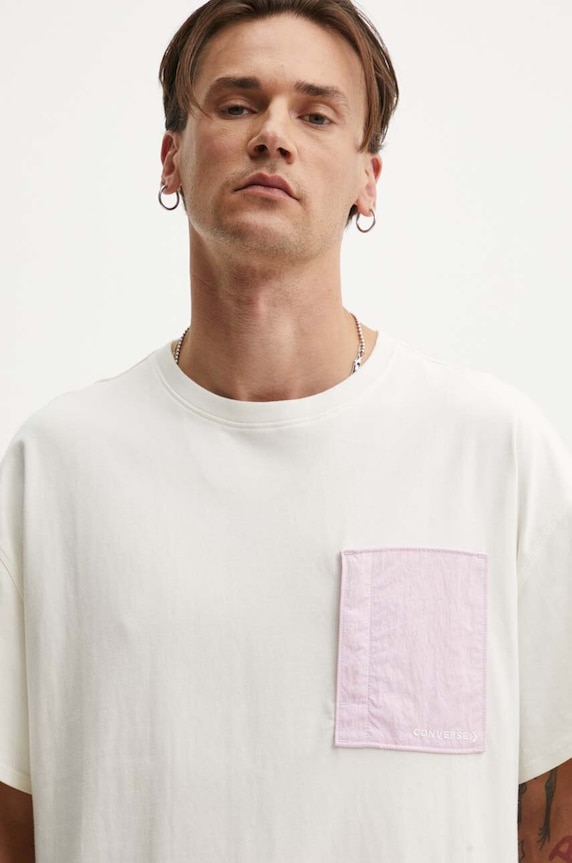 Pamučna majica Converse 10026381.A05
